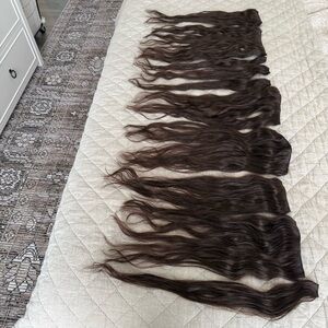 Luxy | 20" Classic Dark Brown Clip-In Hair Extensions (220g)